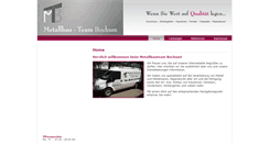 Desktop Screenshot of metallbau-team-bochum.de